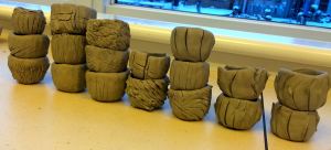 Mina skålar under dagens workshop